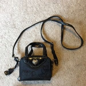 Black mini purse